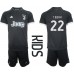 Juventus Timothy Weah #22 Barnkläder Tredje matchtröja till baby 2023-24 Kortärmad (+ Korta byxor) Billigt
